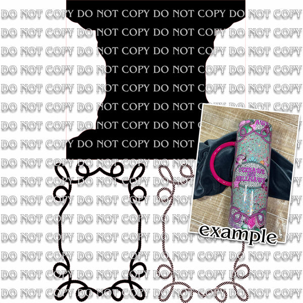 Rope Frame Wrap and Offset SVG – daniellespencerexclusive