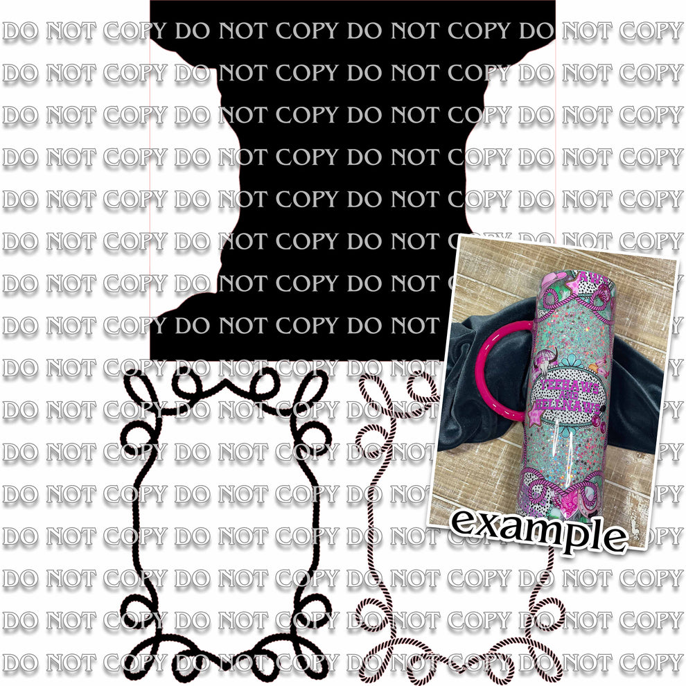 Rope Frame Wrap and Offset SVG – daniellespencerexclusive
