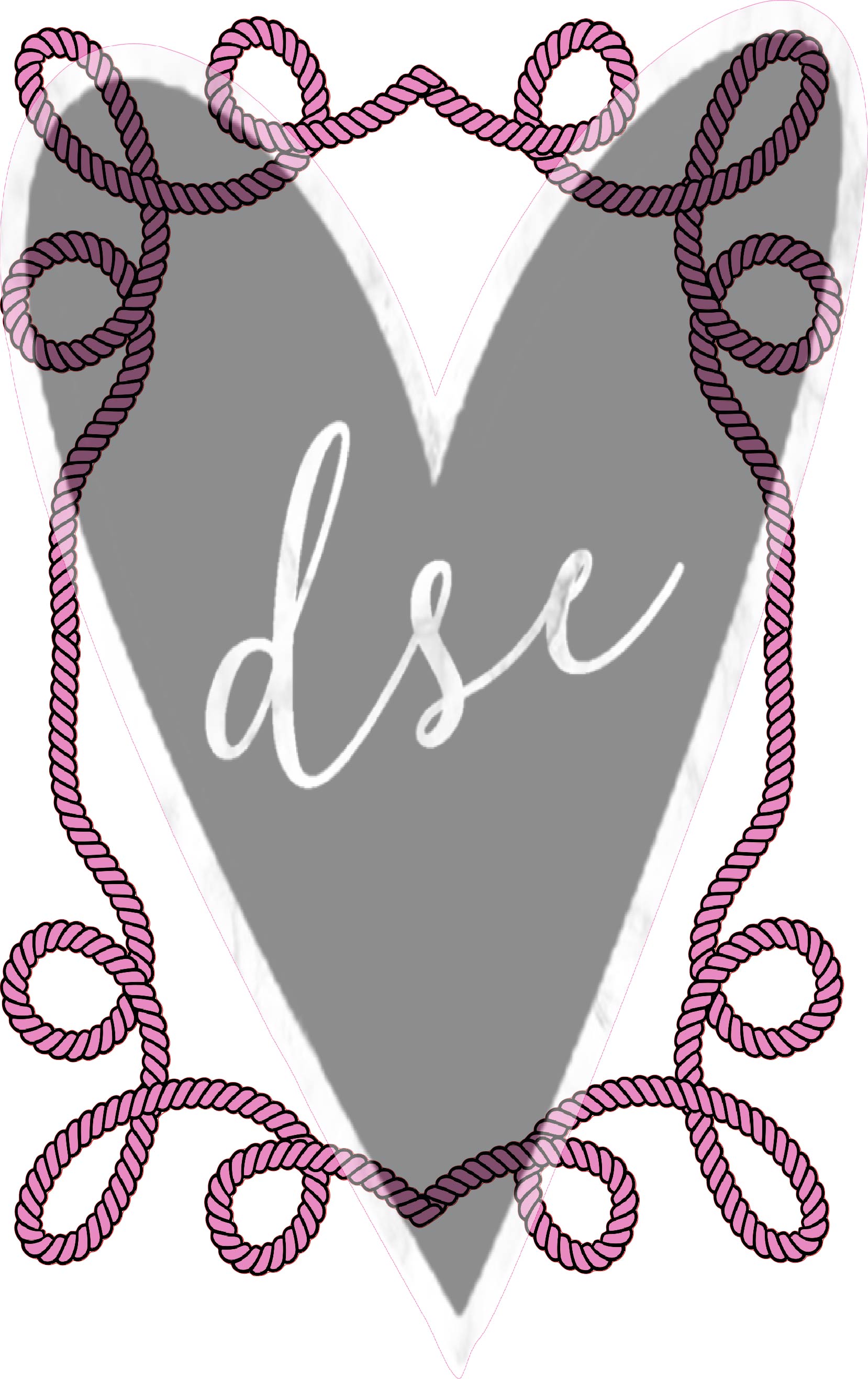 Assorted Rope Frame Decals Vinyl – daniellespencerexclusive