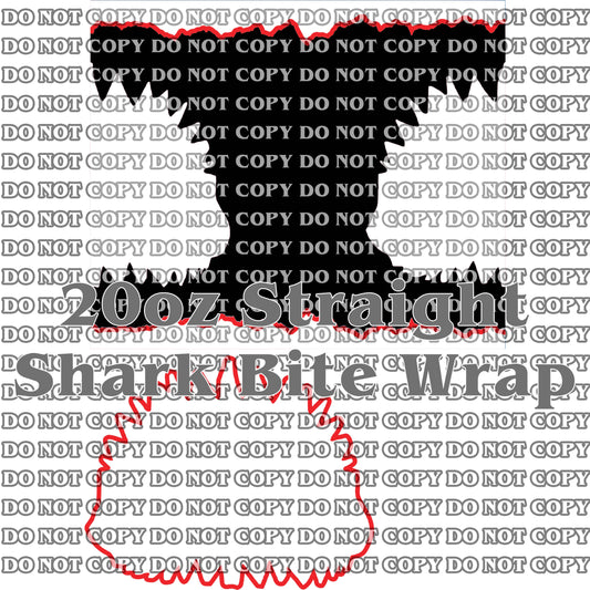 Shark Bite Wrap SVG