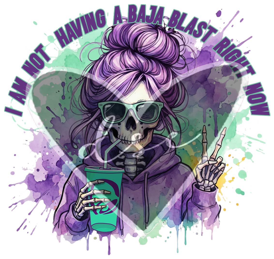Assorted Skeleton Not Having a Blast Vinyl