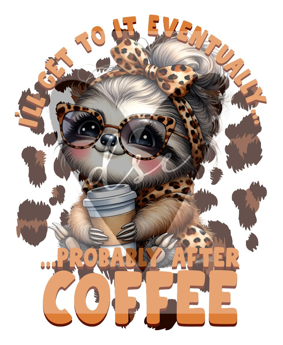 Assorted Sloth Coffee Vinyl