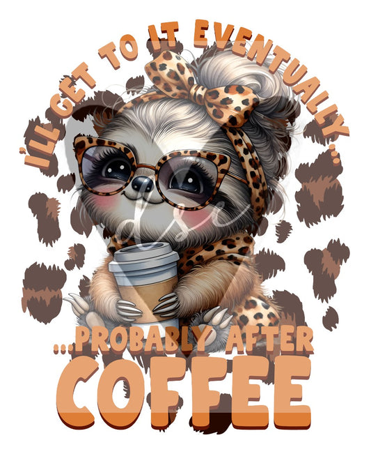 Assorted Sloth Coffee Vinyl