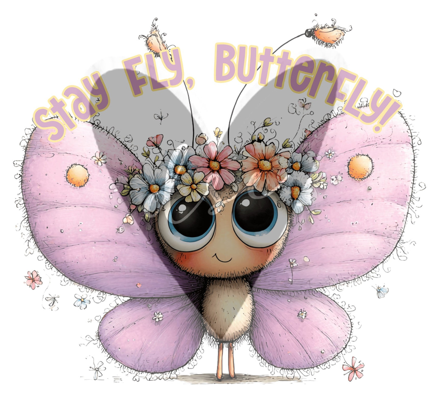 Assorted Stay Fly Butterfly Vinyl