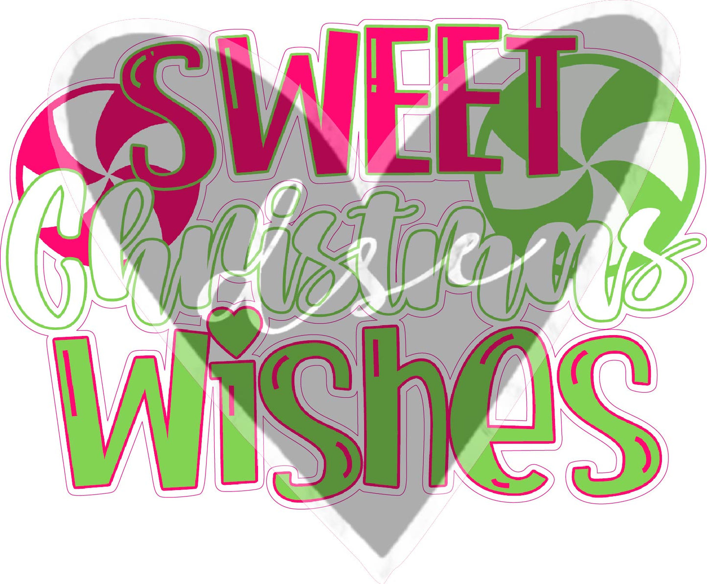 Assorted Sweet Christmas Wishes Vinyl