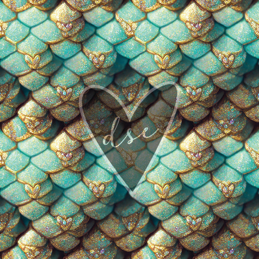 Mermaid Scales Vinyl Sheets