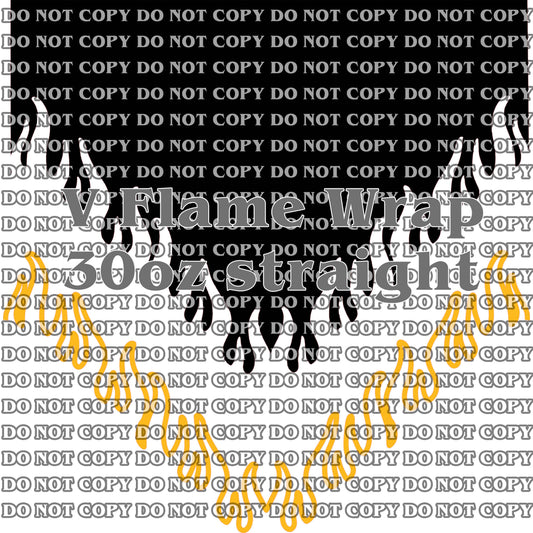 V Flame Wrap SVG