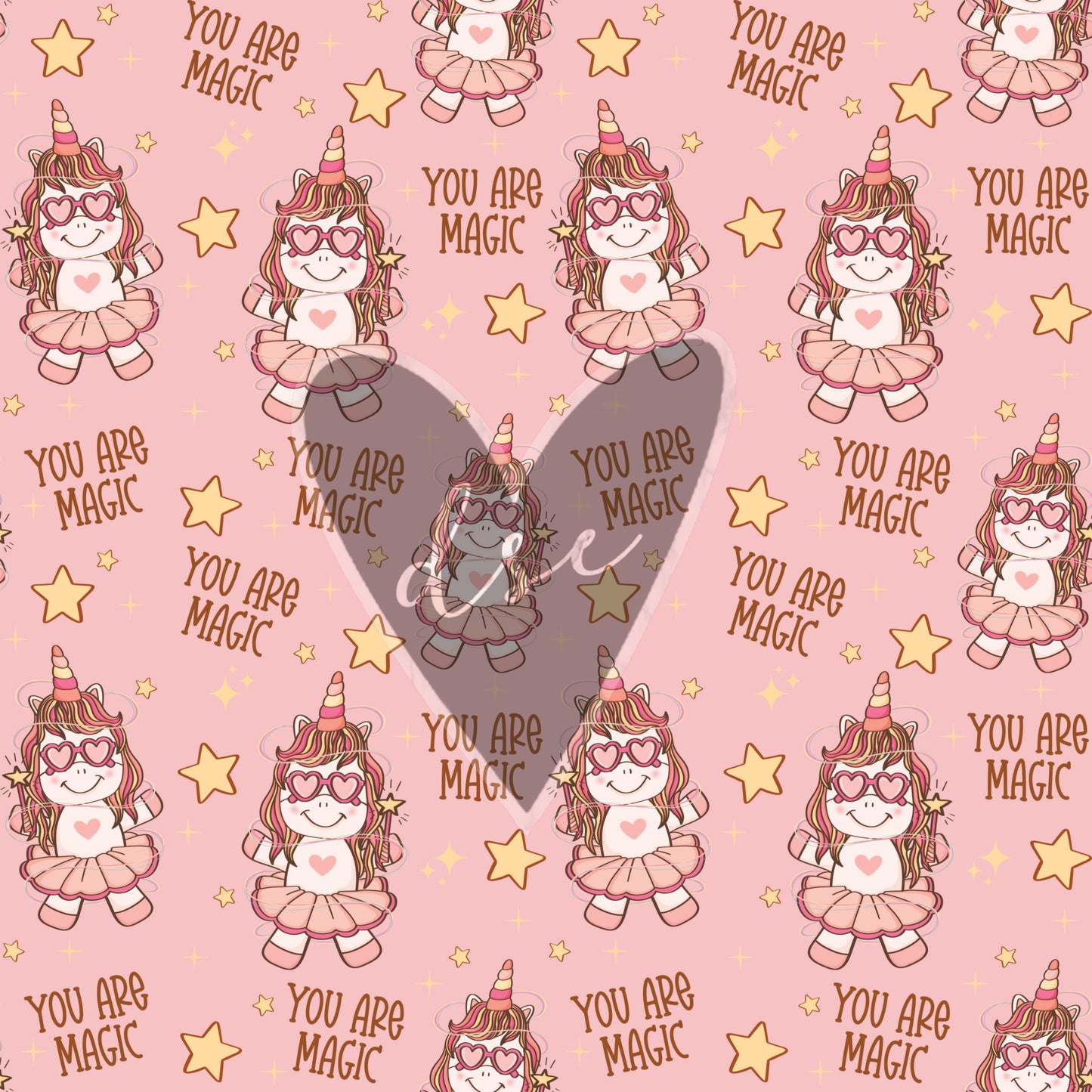 You Are Magic Unicorn Vinyl Sheet