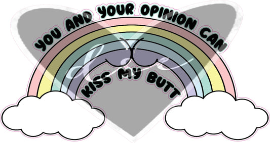 Assorted Your and Your Opinion Rainbow Vinyl