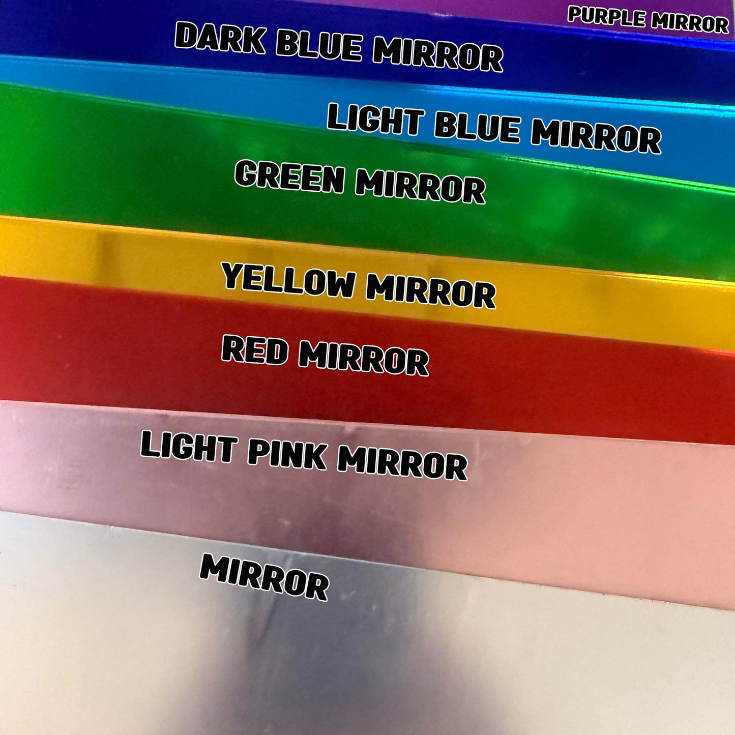 Custom Acrylic Social Media Name Plate