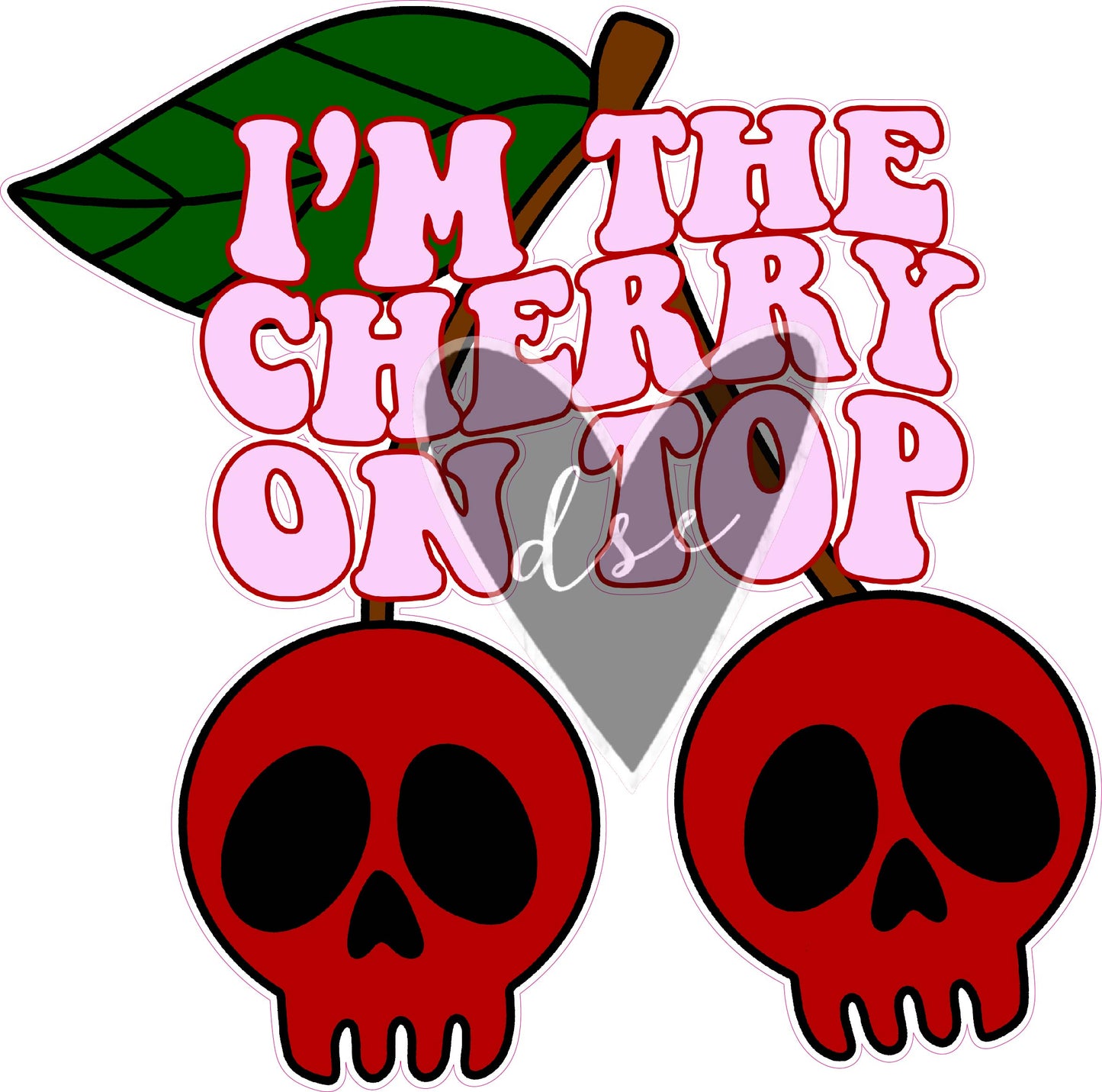 Cherry Skulls Vinyl