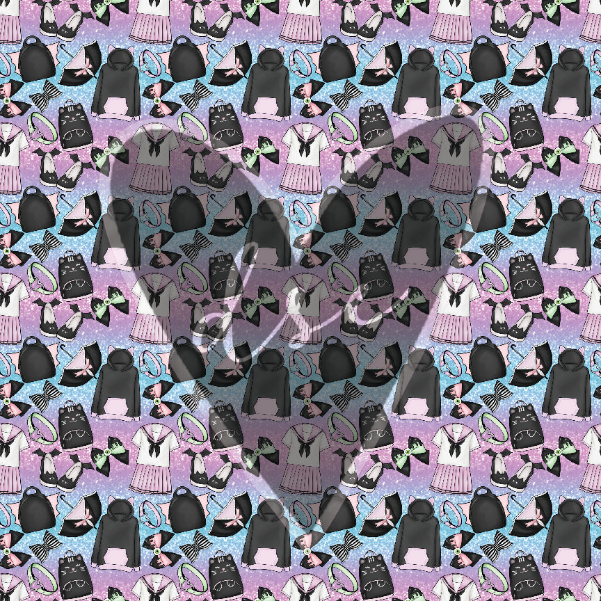 Goth Girl 12x12 Vinyl Sheets