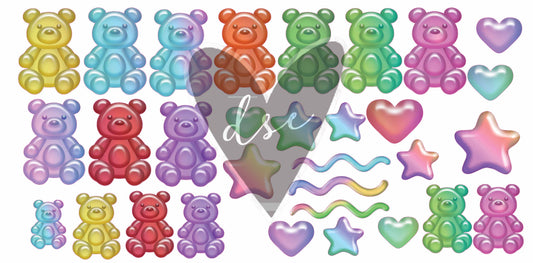 Assorted Gummy Bear Vinyl