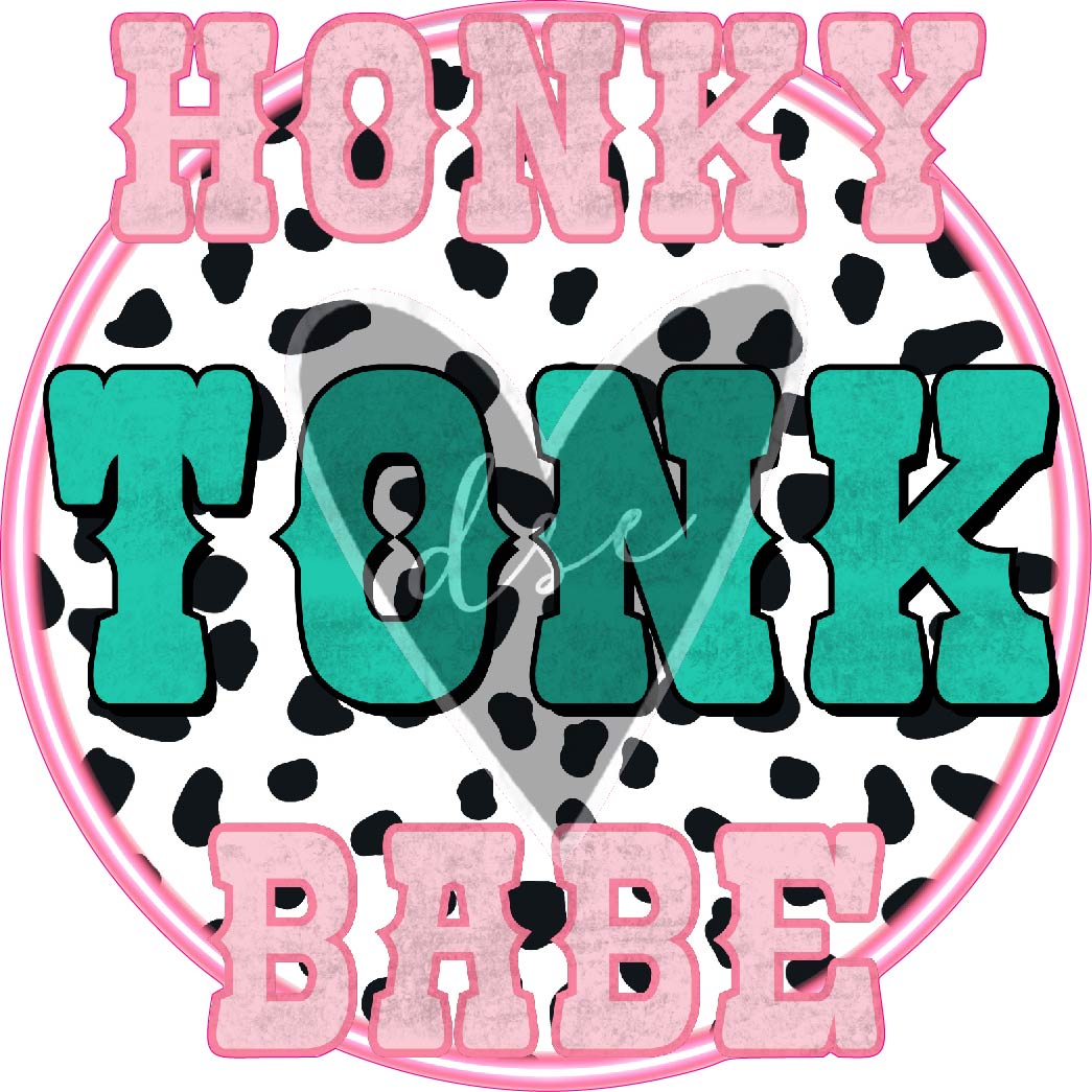 Honky Tonk Babe Decal