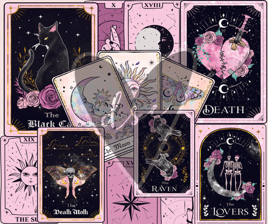 Tarot Cards Tumbler Wrap