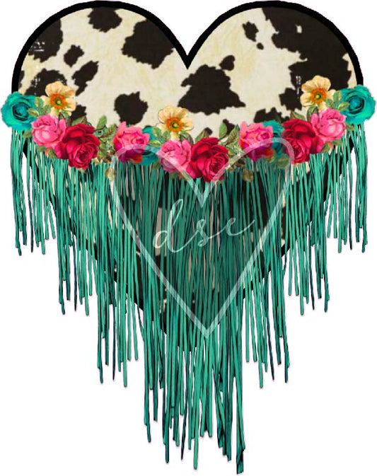 Cowhide Tassel Decal